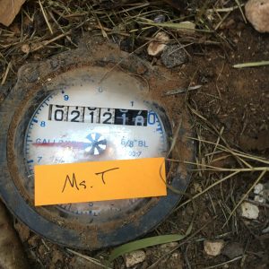 Water meter tracking