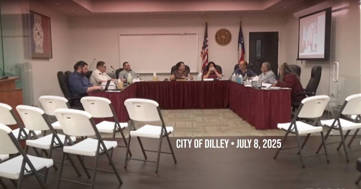 Dilley City Council — July 8, 2025: Gas Utility Rate Hike, Park Grant Vote Fails, Animal Control Proposal
