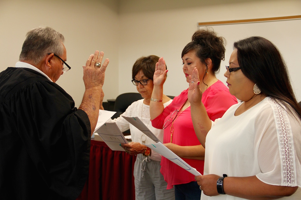 Dilley Council Sworn-in
